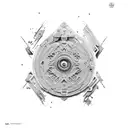 yin yang reverse tattoo design idea