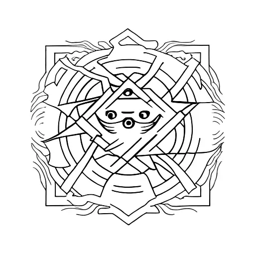 Mangekyō Sharingan tattoo design idea