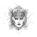 the great gatsby  tattoo design idea