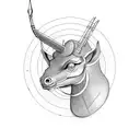 Sagittarius tattoo design idea