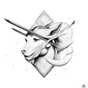 Sagittarius tattoo design idea