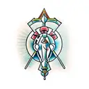 Sagittarius tattoo design idea