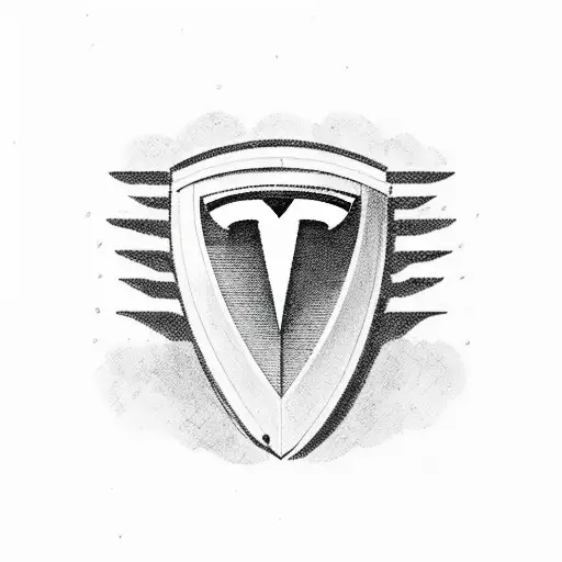tesla inventions tattoo design idea