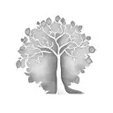 tree of evolution tattoo design idea