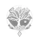 tree of evolution tattoo design idea