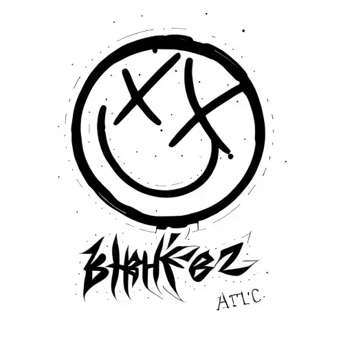 a smiley face tattoo design idea