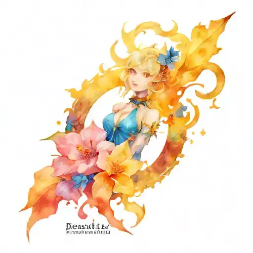 Benedikta from Final Fantasy 16 tattoo design idea