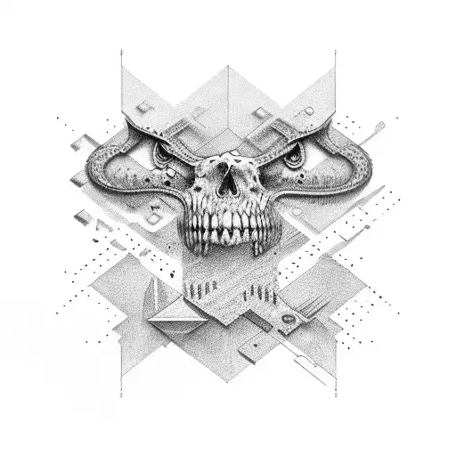 Hustler Text tattoo design idea
