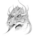 Hustler Text tattoo design idea