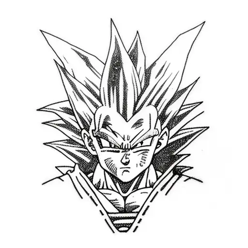 dragon ball z tattoo design idea