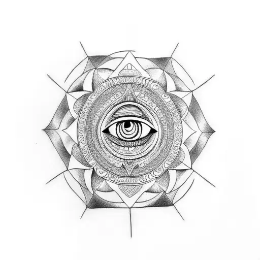 Third Eye tattoo design idea