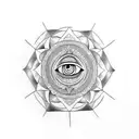 Third Eye tattoo design idea