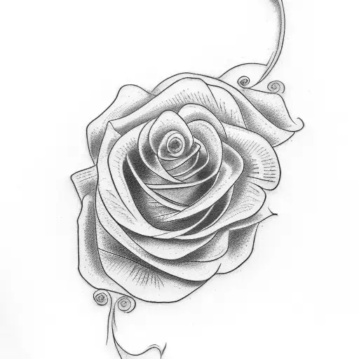 Small wrist tattoo for man that says “RIP Mom 1981-2021” with a rose tattoo design idea