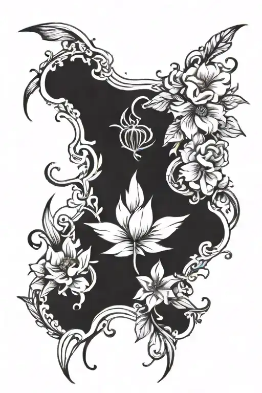 Mental health struggles depression suicide awareness tattoo design idea