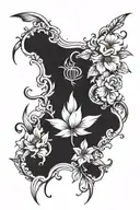 Mental health struggles depression suicide awareness tattoo design idea