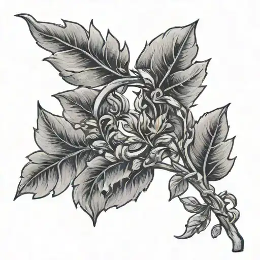 hansa Rostock laurel wreath tattoo design idea