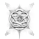 A full sleeve design incorporating the names of God (Elohim, El Shaddai, Prince of Peace, Wonderful Counselor, etc.) in a unique and realistic way tattoo design idea