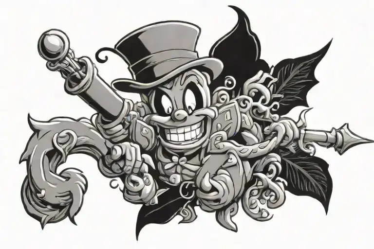 Cartoon " Tattoo tattoo design idea