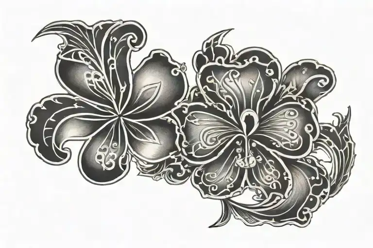 luck tattoo design idea