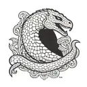 Gadsden flag tattoo design idea