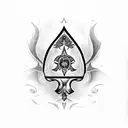 Ace of Spades tattoo design idea