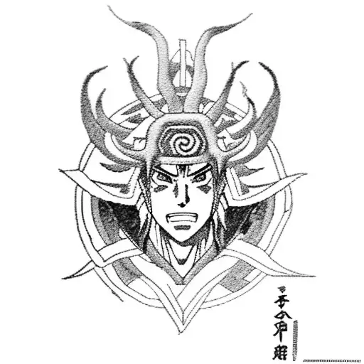 full size susano from naruto, half of itachi's Susan o and the other half from sasuke's susano  tattoo design idea