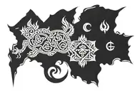 slavic symbols tattoo design idea
