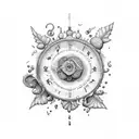 plantas do mar e terra  tattoo design idea