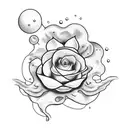 plantas do mar e terra  tattoo design idea