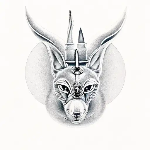 Anubis tattoo design idea