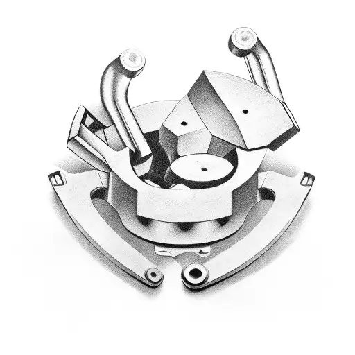 tools engines wrench sockets tattoo design idea