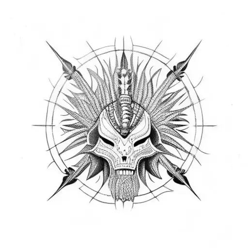 neotribal tattoo design idea