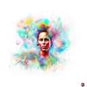 Alicia keys Fallin  tattoo design idea