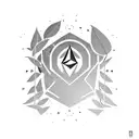 stmpd records by Martin garrix with some olive leaves tattoo design idea