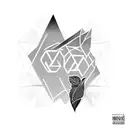 stmpd records by Martin garrix with some olive leaves tattoo design idea