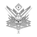 stmpd records by Martin garrix with some olive leaves tattoo design idea