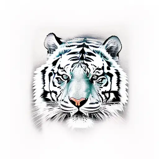 Tiger tattoo design idea