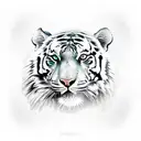 Tiger tattoo design idea