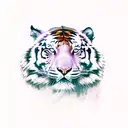 Tiger tattoo design idea