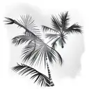 Palm Tree tattoo design idea