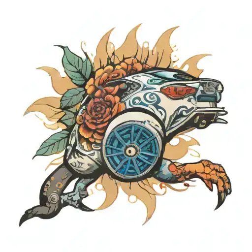 Subaru brz tattoo design idea