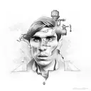 Thomas shelby e acdc tattoo design idea