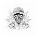 Thomas shelby e acdc tattoo design idea