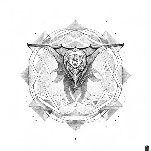 cáncer libra Aries tattoo design idea