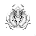 cáncer libra Aries tattoo design idea