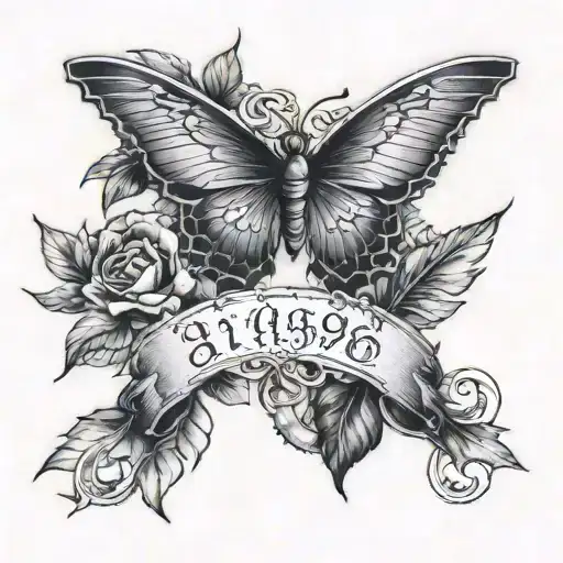 1998 and 2006 birth years tattoo design idea