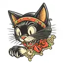 felix the cat  tattoo design idea