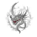  Korean Dragon tattoo design idea