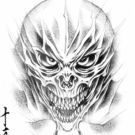 Shinigami tattoo design idea