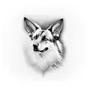 malinois tattoo design idea